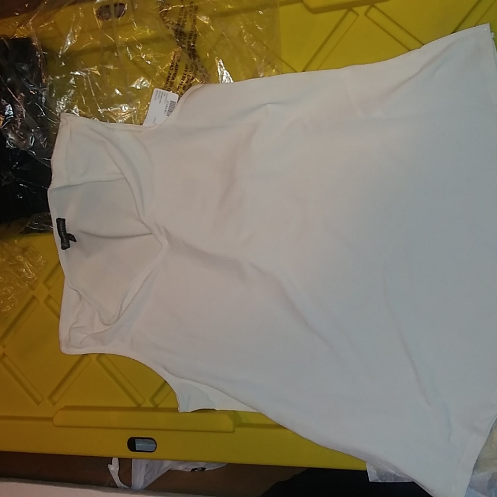 White tank top blouse